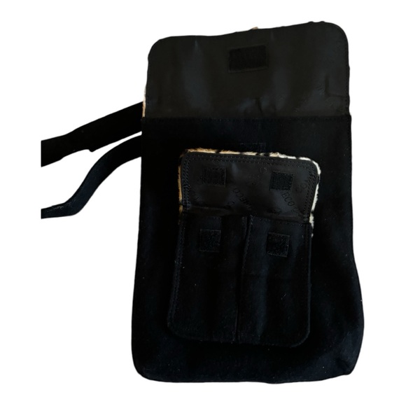 Comeco Women's Black/ Leopard Print Fanny Pack - Fashion Waist Pack - Picture 6 of 11